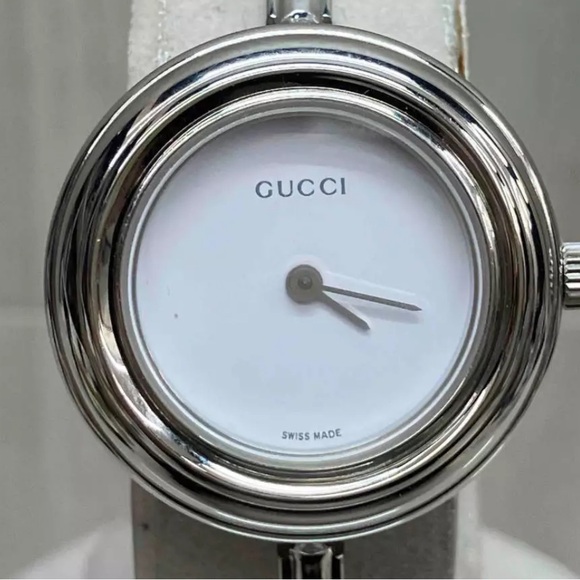 Gucci Luxury Statement Watch STUNNING!? Very very RARE!! In Stainless Steel main image 4